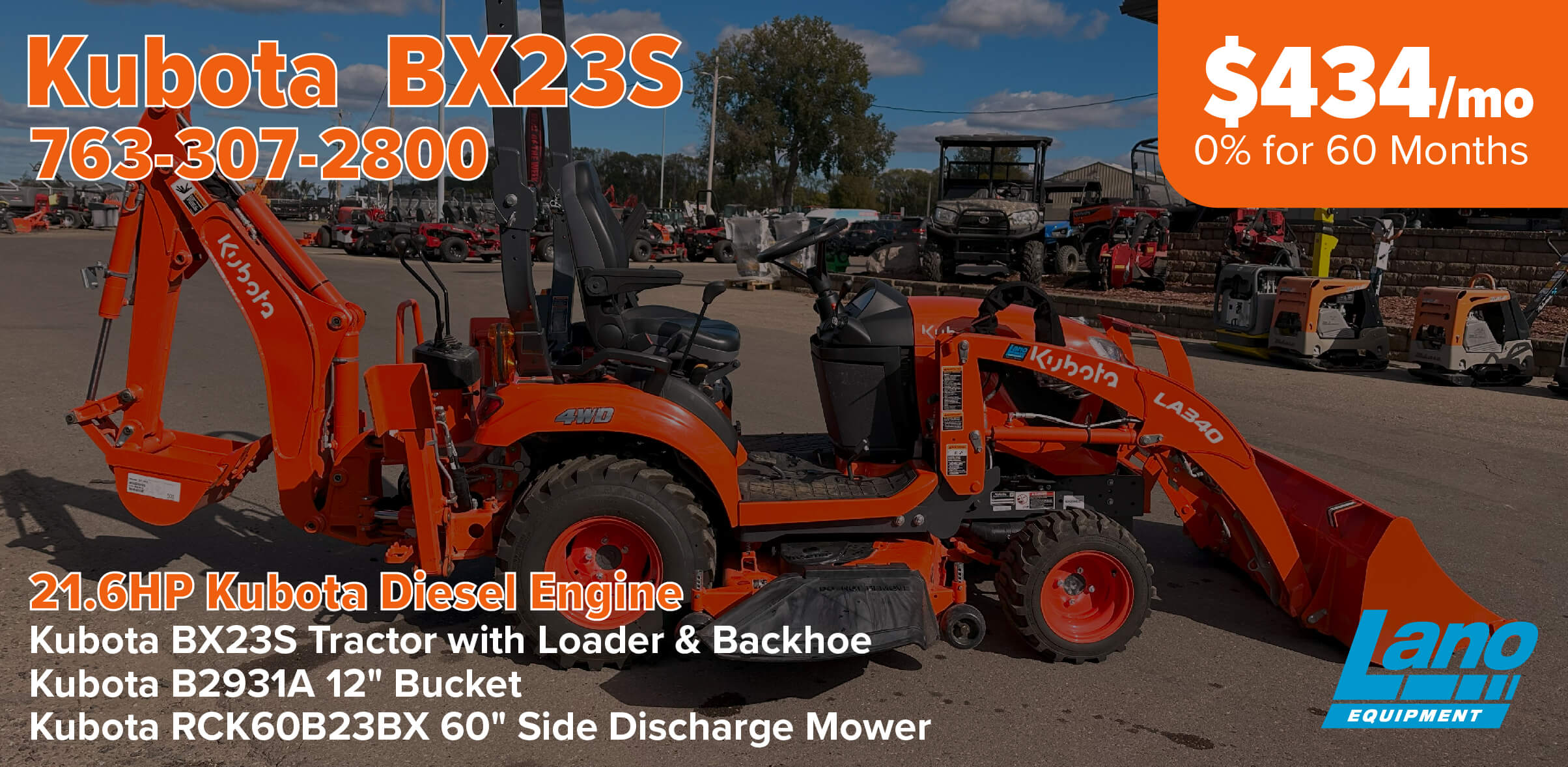 Kubota Package Deal